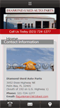 Mobile Screenshot of diamondusedautoparts.com